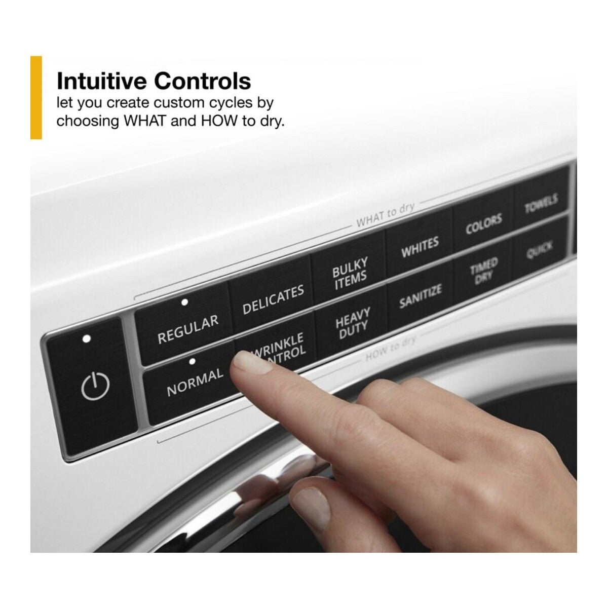 7.4 cu. ft. Front Load Electric Dryer with Steam Cycles