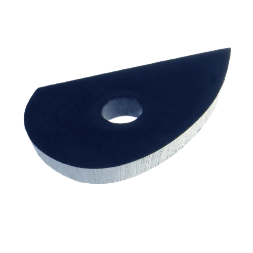 Large heart-shaped scraper tip with hole for hollowing and shaping in woodworking tools under $50 collection