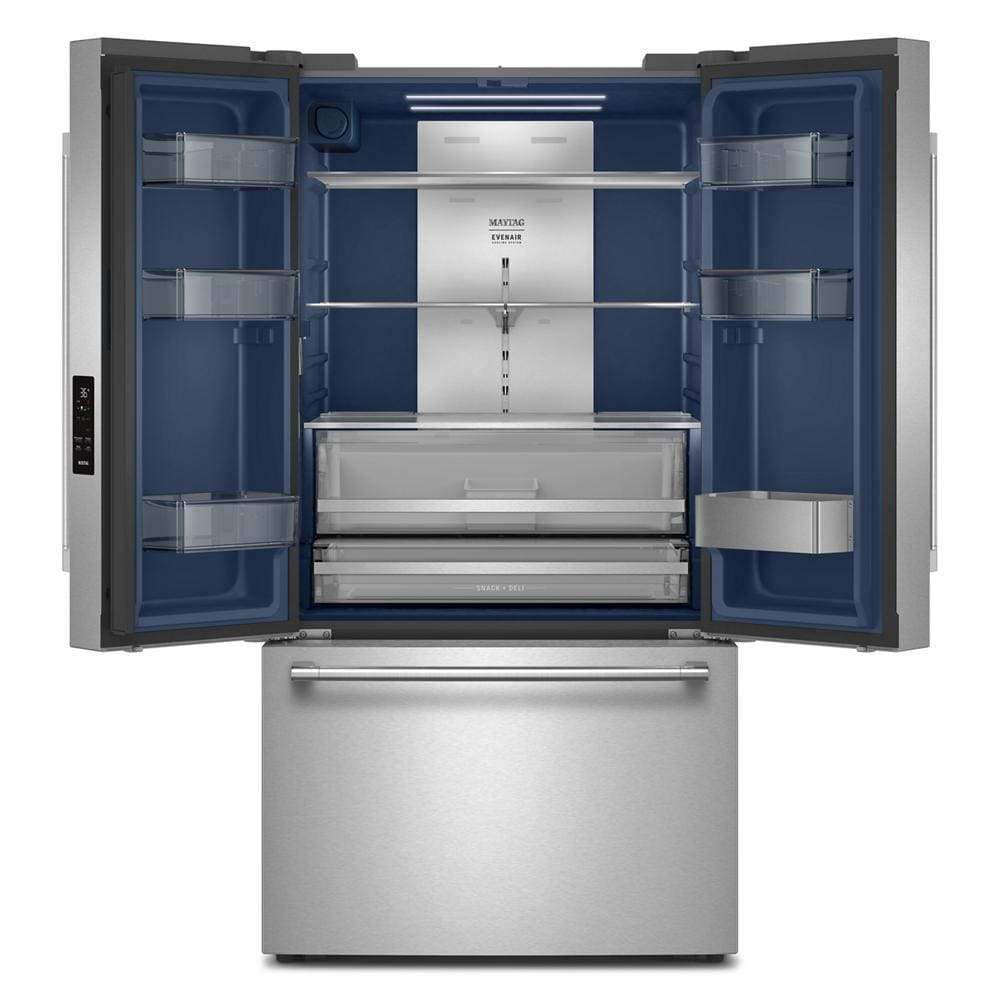 Maytag® 31 Cu. Ft. XL Capacity French Door Bottom Mount Refrigerator with Ice + Water