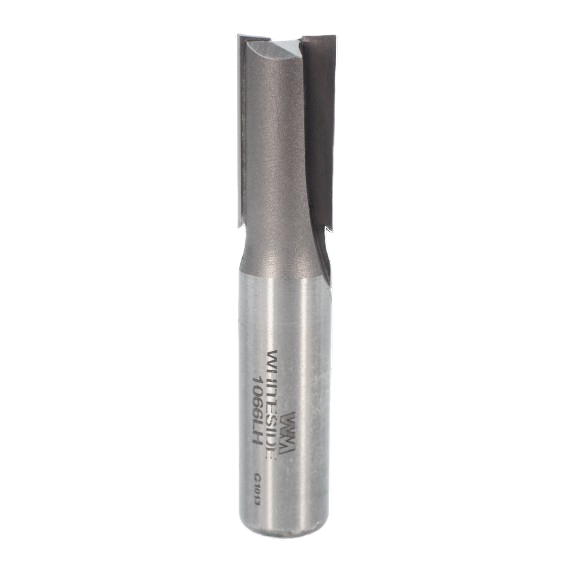 Precision-crafted left-hand straight router bit with 1/2 inch shank for tool accessories and home improvement tasks