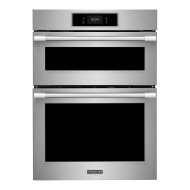 30" Electric Wall Oven and Microwave Combination with Total Convection