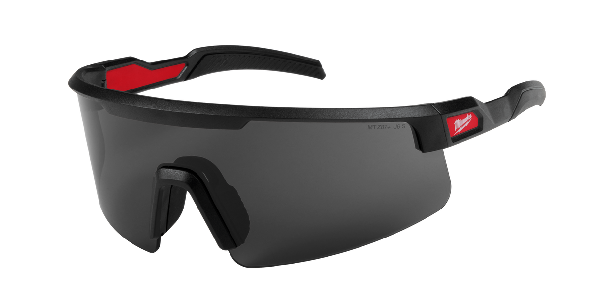 Milwaukee Wrap Around Safety Glasses - Tinted Anti-Scratch Lenses