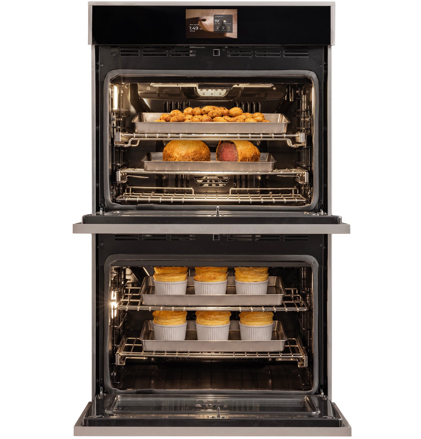 Monogram 30" Minimalist Double Wall Oven with In-Oven Camera