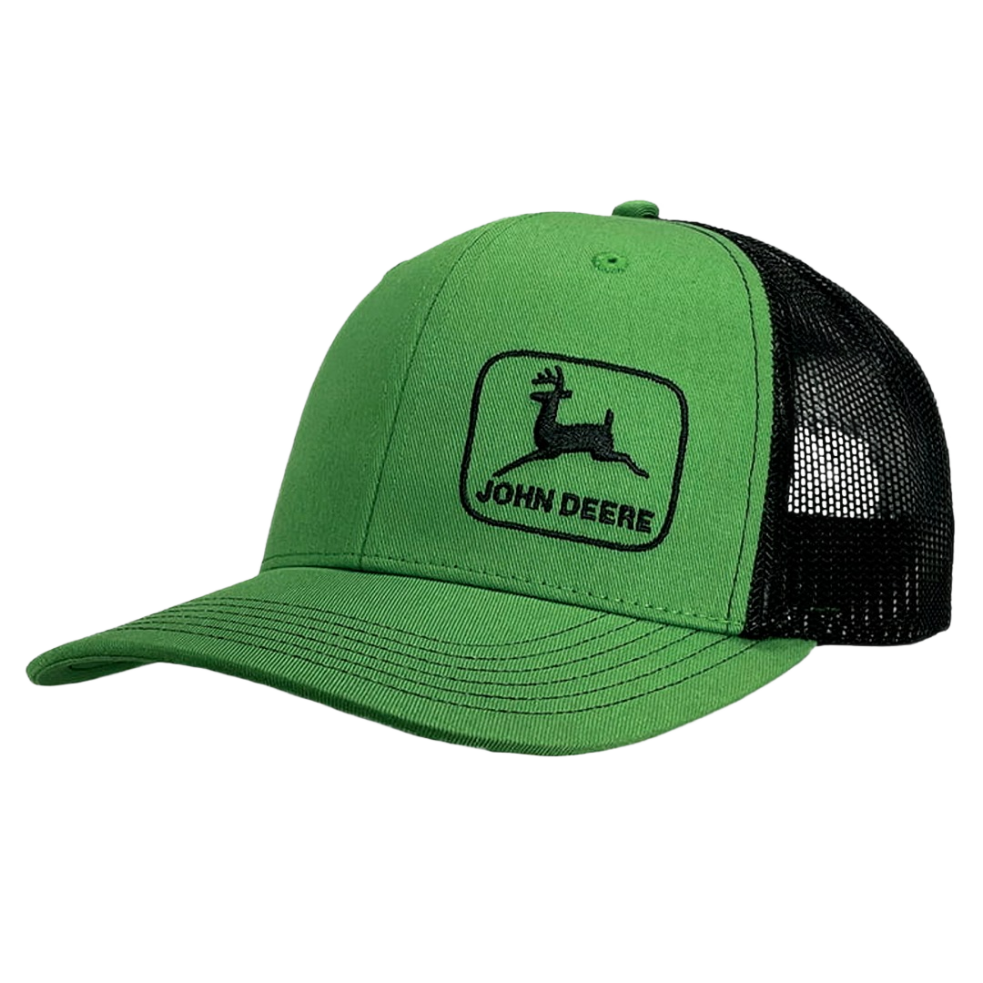 John Deere Moline 112 Black Mesh Back Hat â Stylish Fit John Deere Moline 112 Black Mesh Back Hat â Stylish Fit