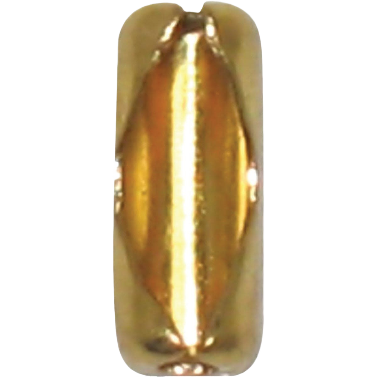 Brass bead chain connector used for securing chains in tools and home improvement applications