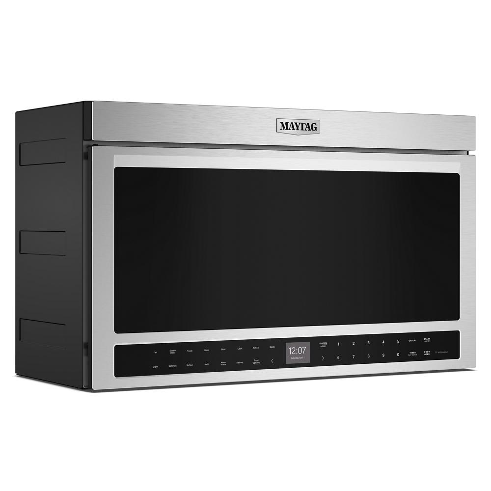 Stainless steel flush mount microwave and toaster oven combo with digital touch controls in Microwaves and Appliances collections