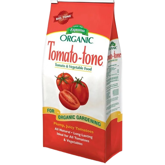 Bag of Espoma Tomato-Tone organic tomato and vegetable plant fertilizer in lawn and garden plant care collections under $50