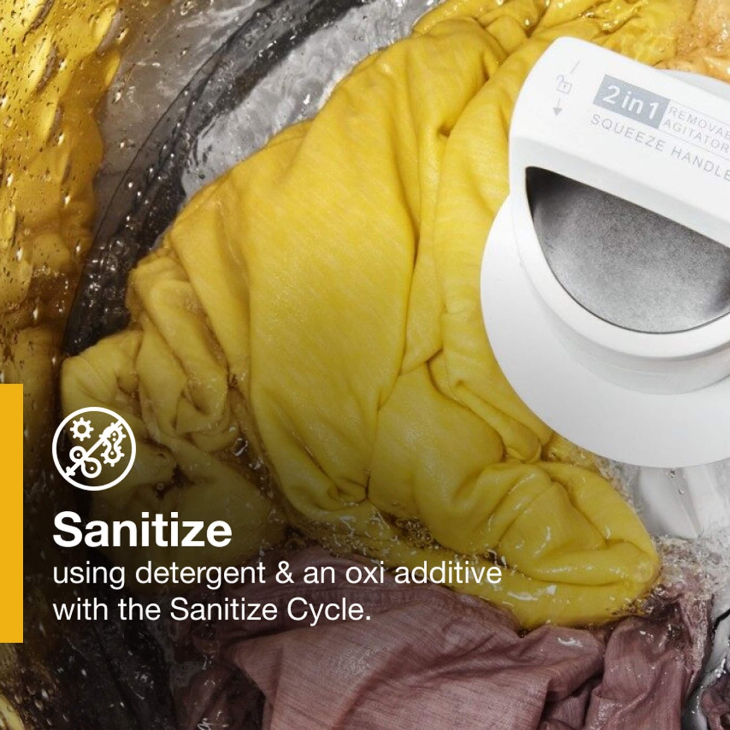 5.2 - 5.3 cu. ft. Top Load Washer with 2 in 1 Removable Agitator