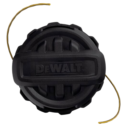 Black DEWALT spool head for quick trimmer line reload in Outdoor Power Tools and Lawn & Garden collections
