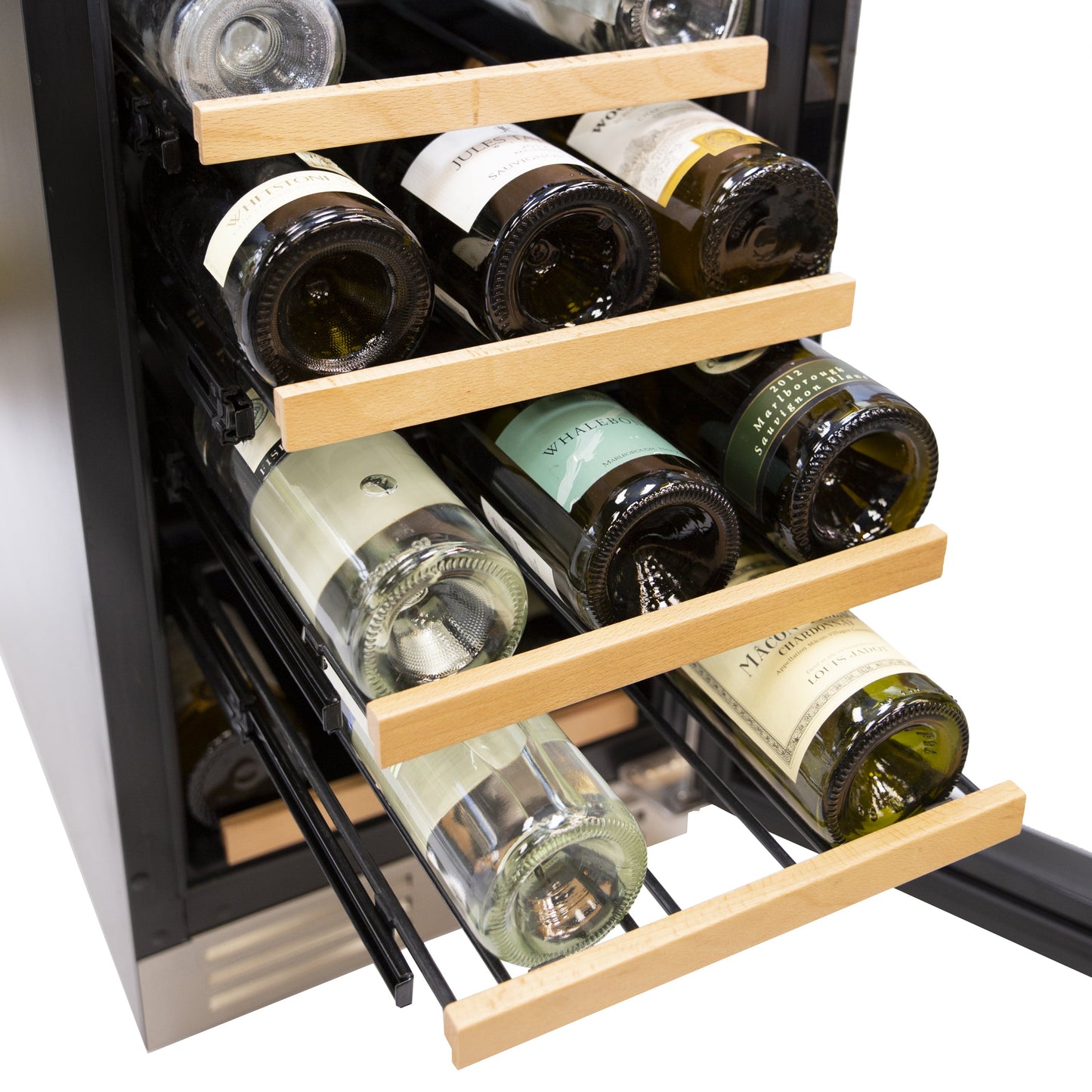 Avanti 28 Bottle DESIGNER Series Wine Cooler - Stainless Steel