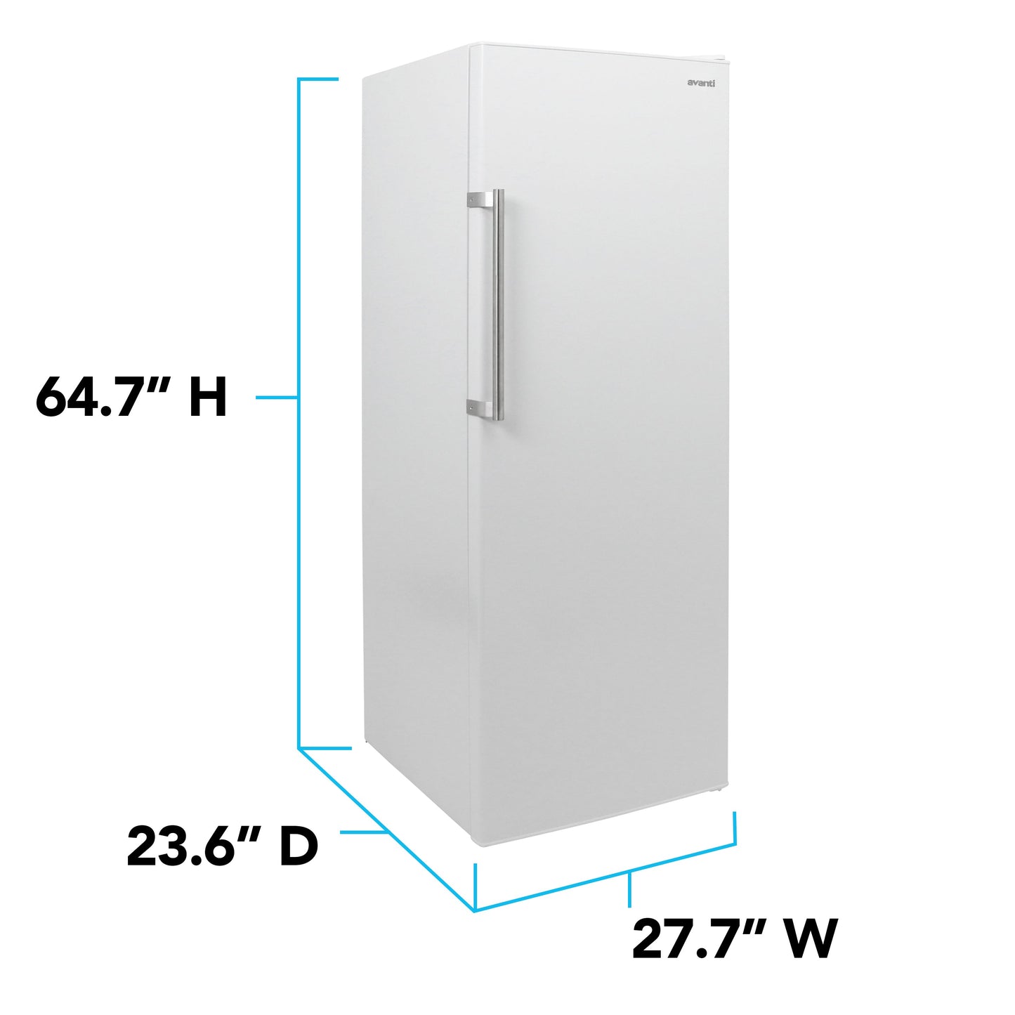 Avanti 10.8 cu ft Vertical Freezer - White