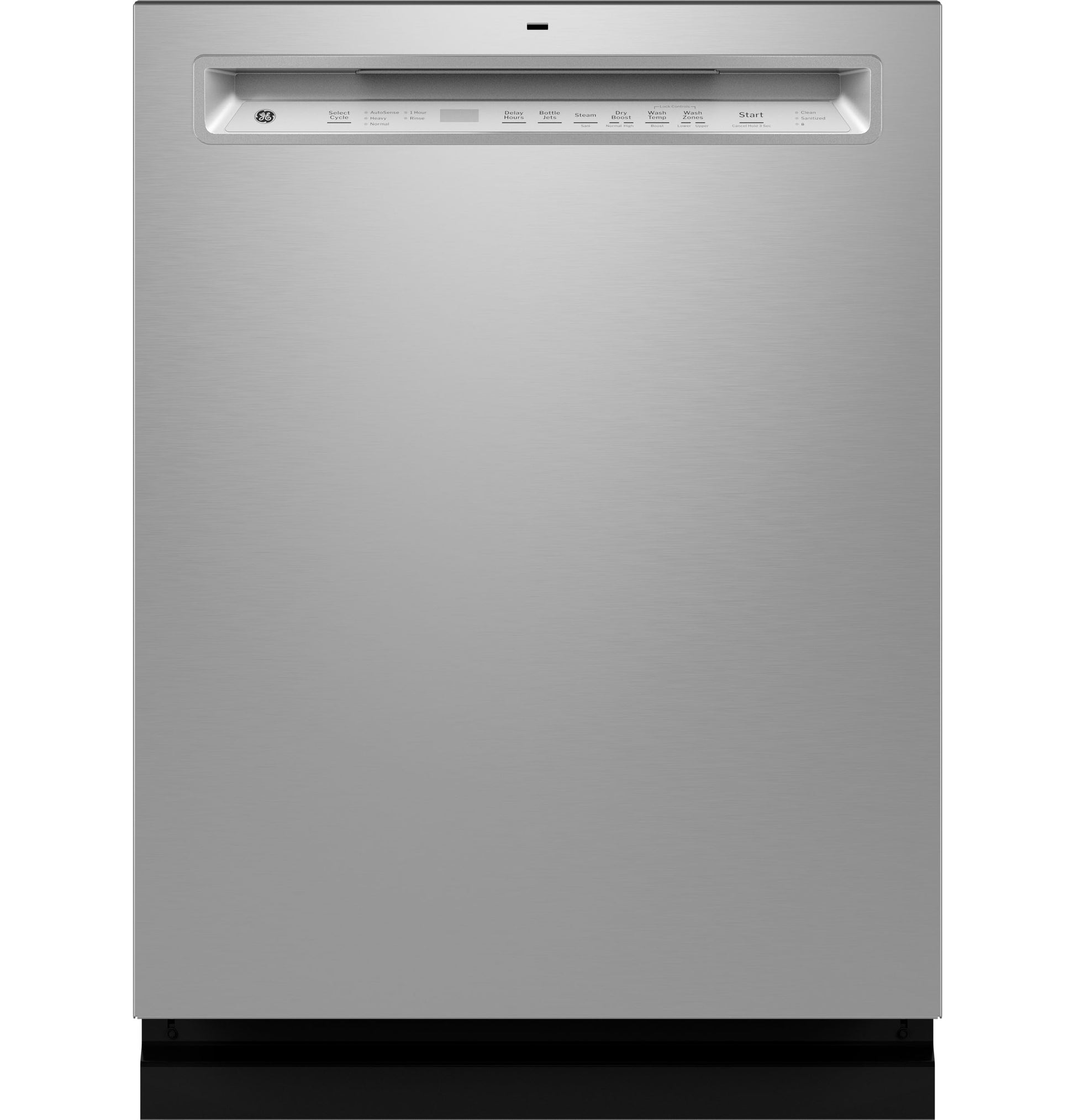 Stainless steel front control dishwasher with sanitize cycle and ENERGY STAR efficiency from kitchen appliances collection