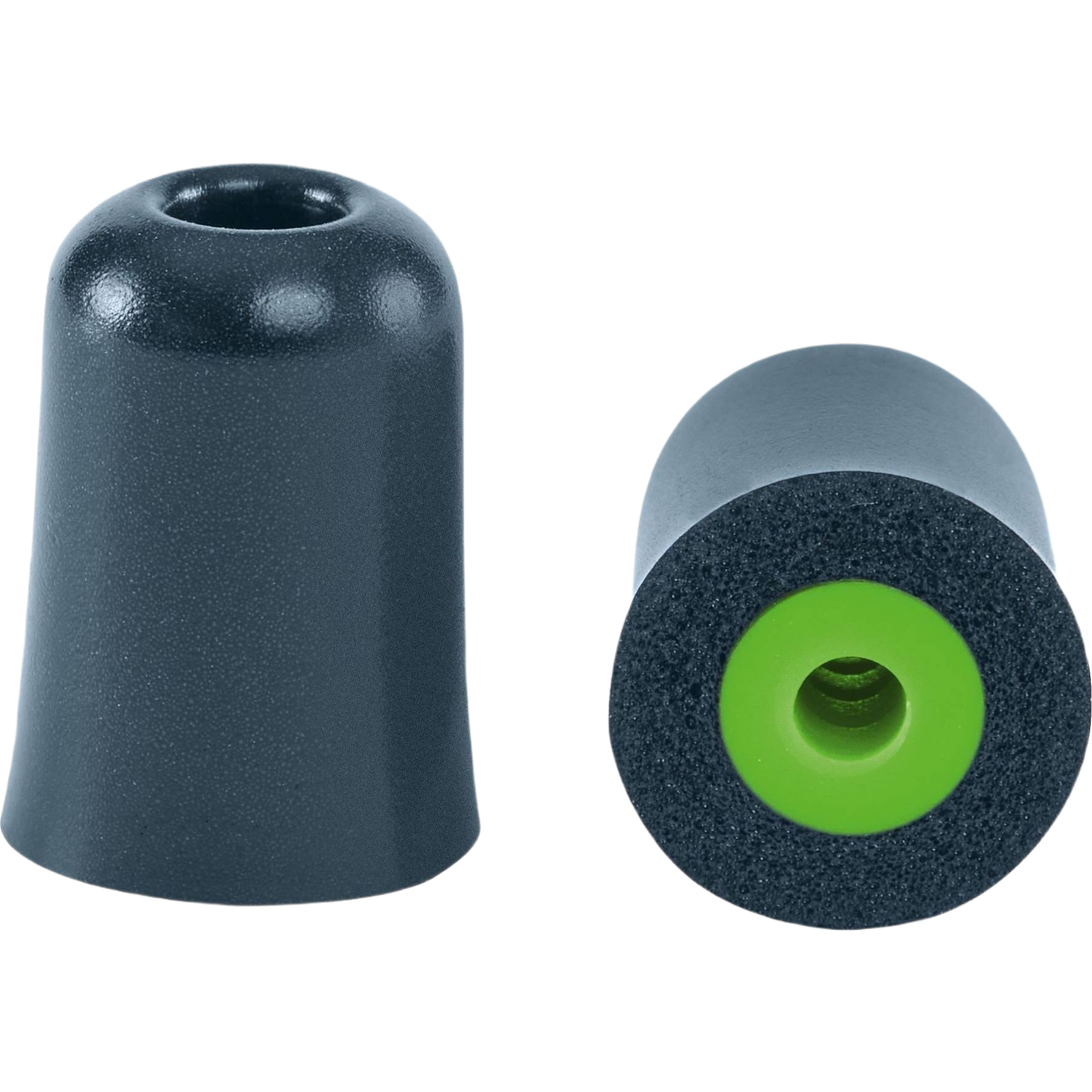 Black and green cordless Bluetooth earplugs for hearing protection in safety and tool accessories collections under $50
