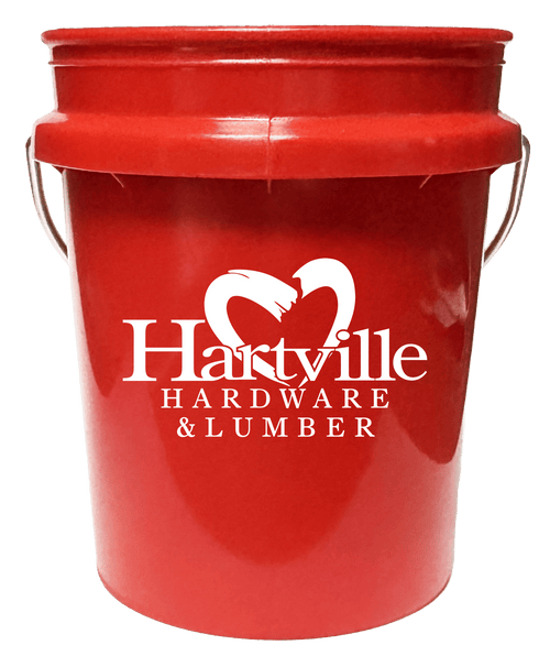 Hartville Hardware Mini Red Bucket, 5-Pack