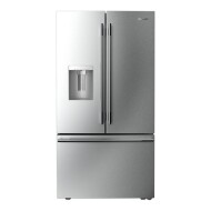 30 Cu. Ft. 36-Inch French Door Refrigerator with Exterior Water and Ice Dispenser and Wood-Look Sliding Tray in PrintShield® Stainless Steel