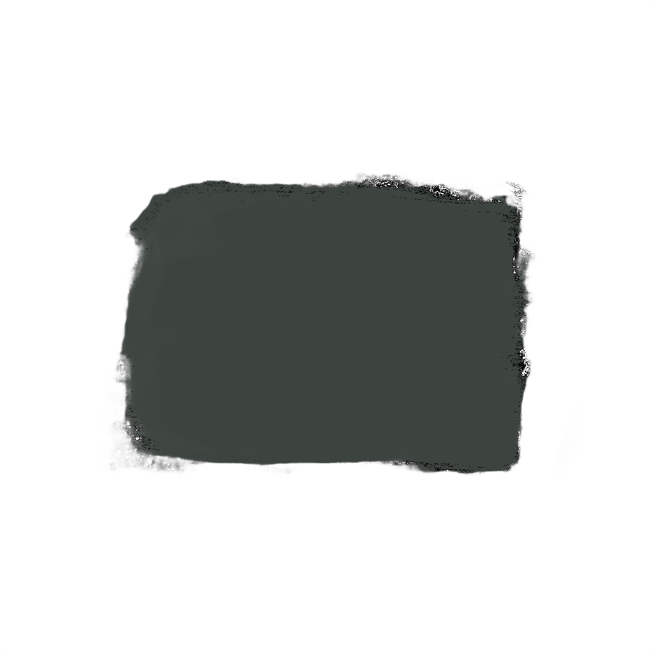 Deep green swatch of acrylic latex paint for specialty paint and home improvement projects under $50 collections