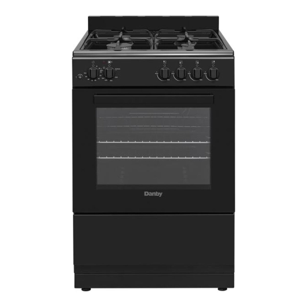 Danby 24" Wide Gas Range in Black - DR24V1BGLP