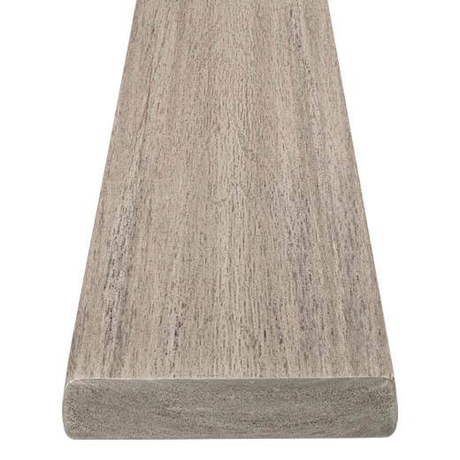 Solid deck board in French white oak finish with cathedral grain, part of TimberTech decking and lumber materials collection