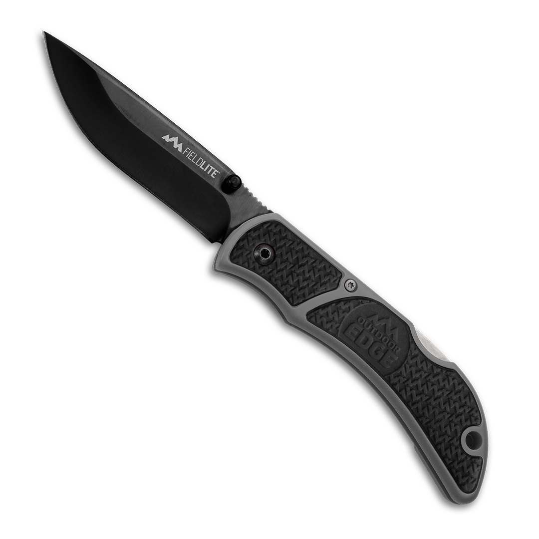 Gray folding knife with textured glass/nylon handle designed for cutting tools and home improvement under $50 collections