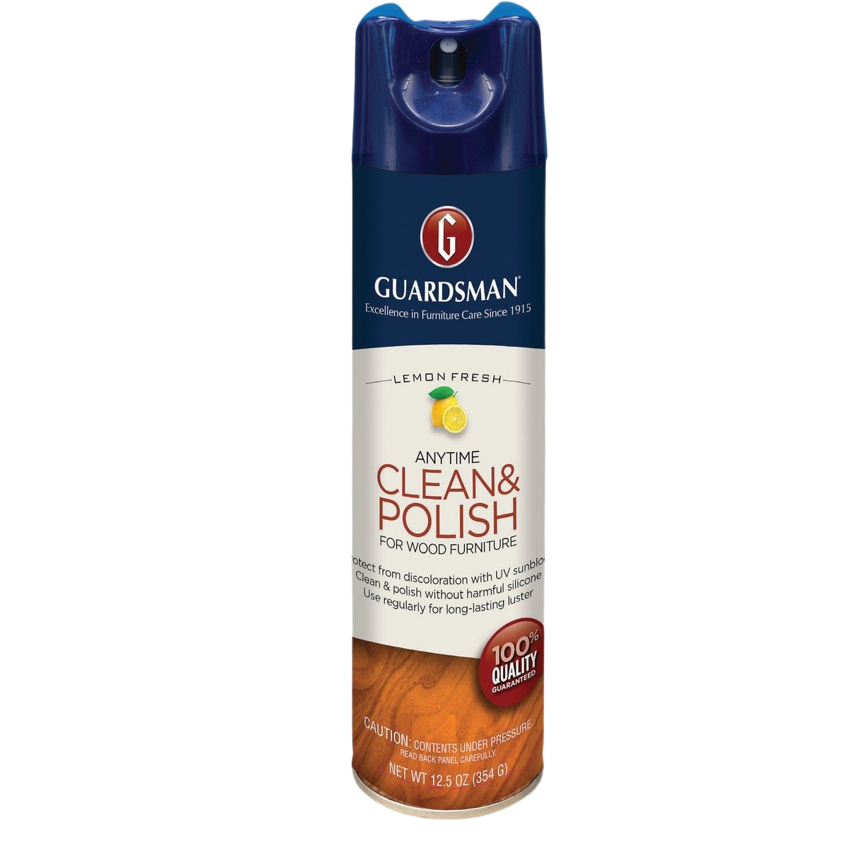 Spray can of lemon fresh wood furniture polish in cleaning supplies for maintaining and enhancing wood finishes under $50 collections