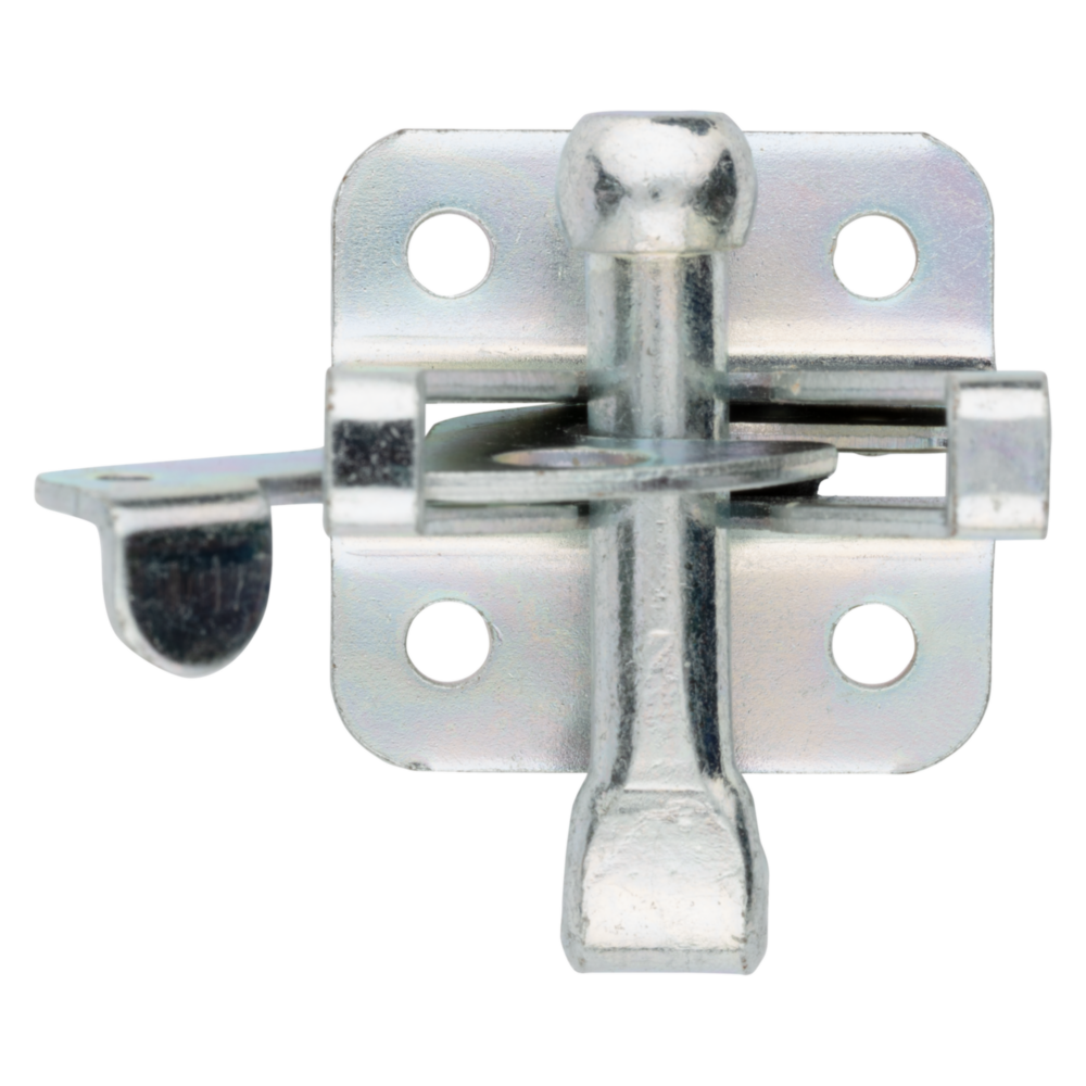 Zinc-plated latch with steel construction for gates and outdoor hardware in home improvement and gate hardware under $50