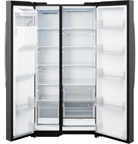 GE® 27.9 Cu. Ft. Side-By-Side Refrigerator with Extra Tall Dispenser and In-Door Icemaker