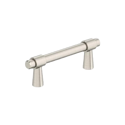 Satin nickel cabinet pull with mid-century modern design for Hardware and Furniture Accessories under $50 collections