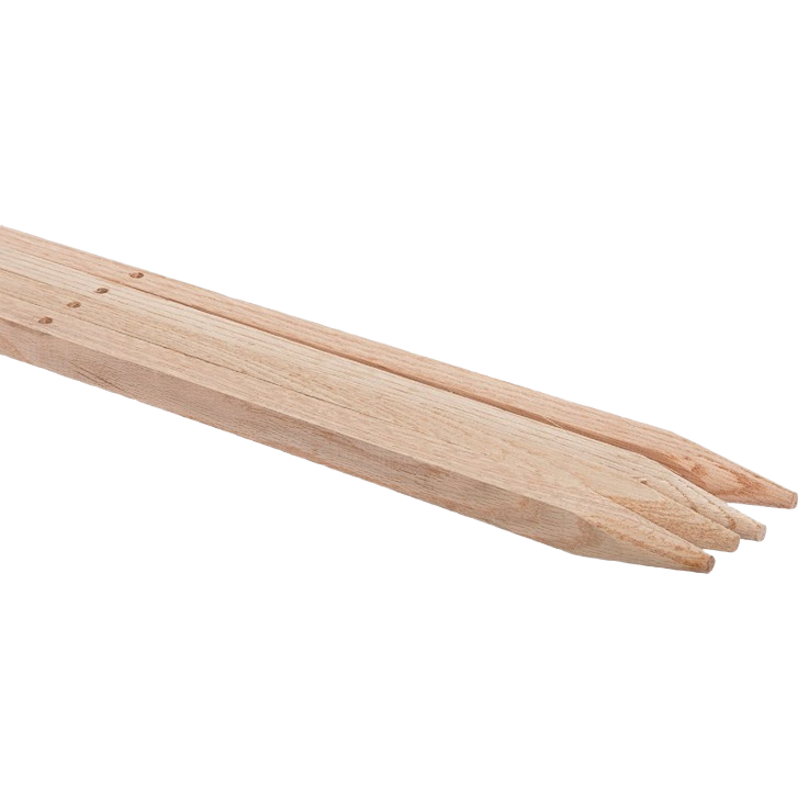 Set of four 36-inch oak wood plant stakes for garden support and landscaping in tools and home improvement projects