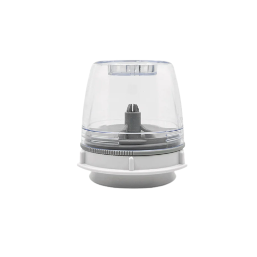 Clear grinder pod attachment with blade, designed for fresh oily spice grinding in kitchen gadgets under $50 collection.