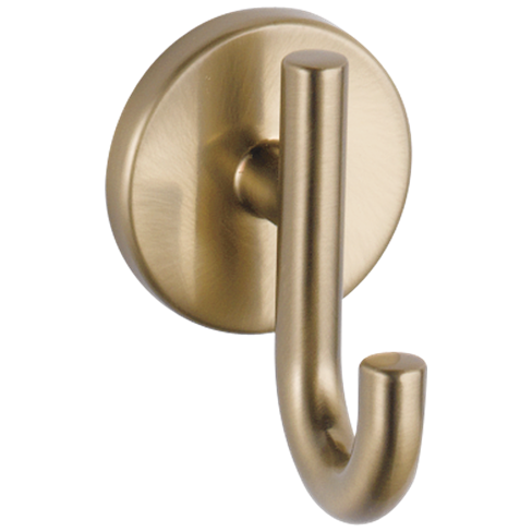 Champagne bronze wall-mounted robe hook for bathroom accessories and home improvement under $50