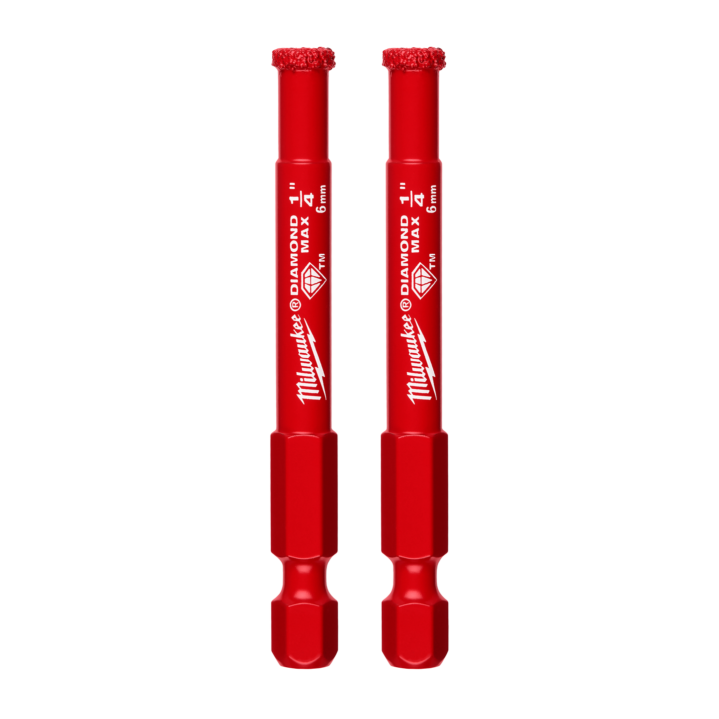 Milwaukee 1/4" DIAMOND MAX™ Hole Saw Bits - (2 Pk)