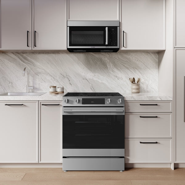 300 Series, Electric Slide-in Range, 30'', Stainless Steel
