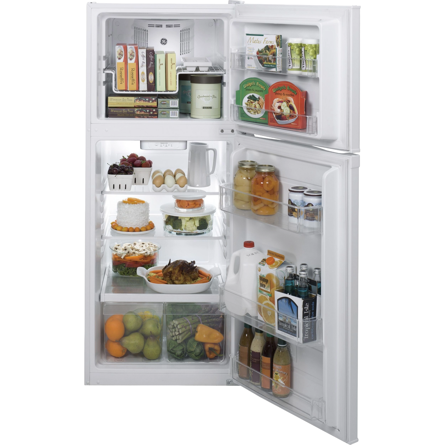 GE® ENERGY STAR® 11.6 cu. ft. Top-Freezer Refrigerator