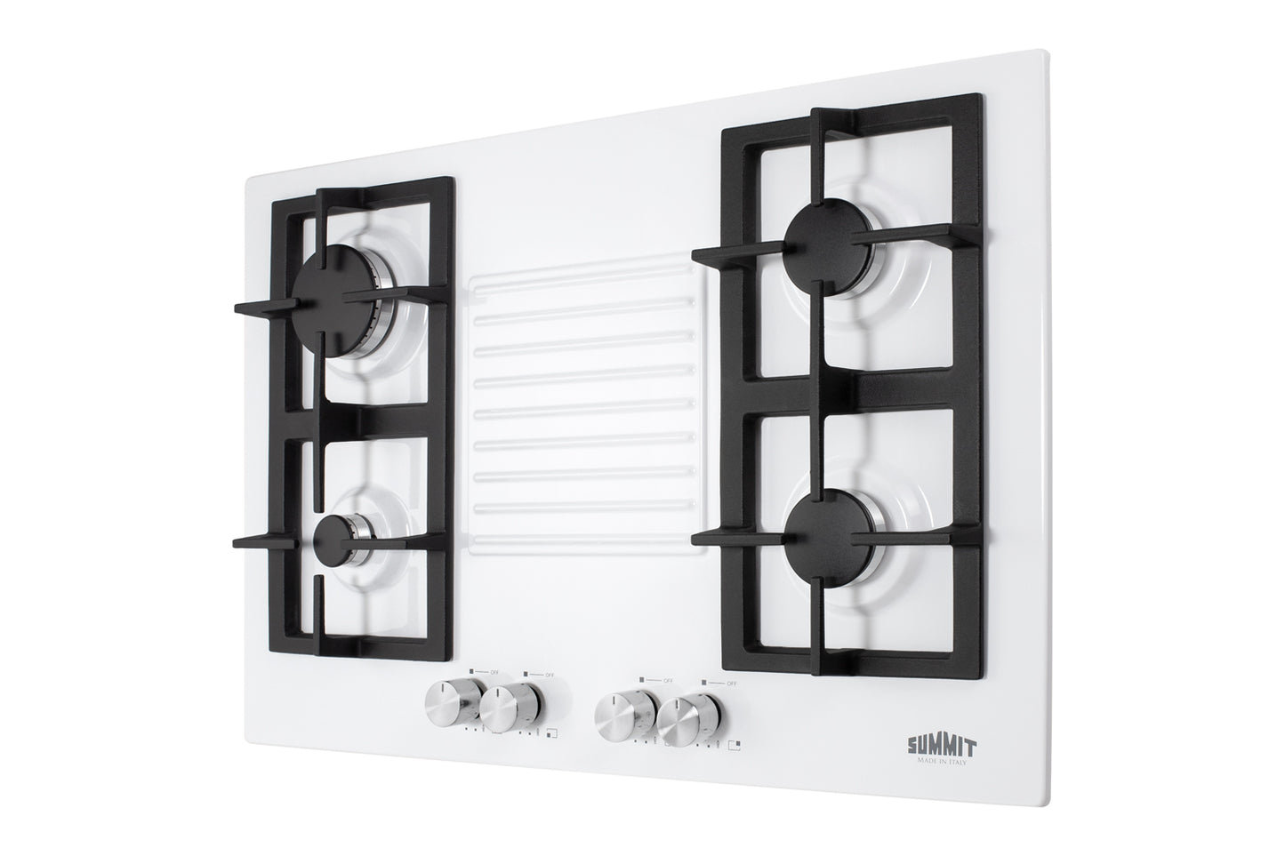 30" Wide 4-Burner Gas Cooktop