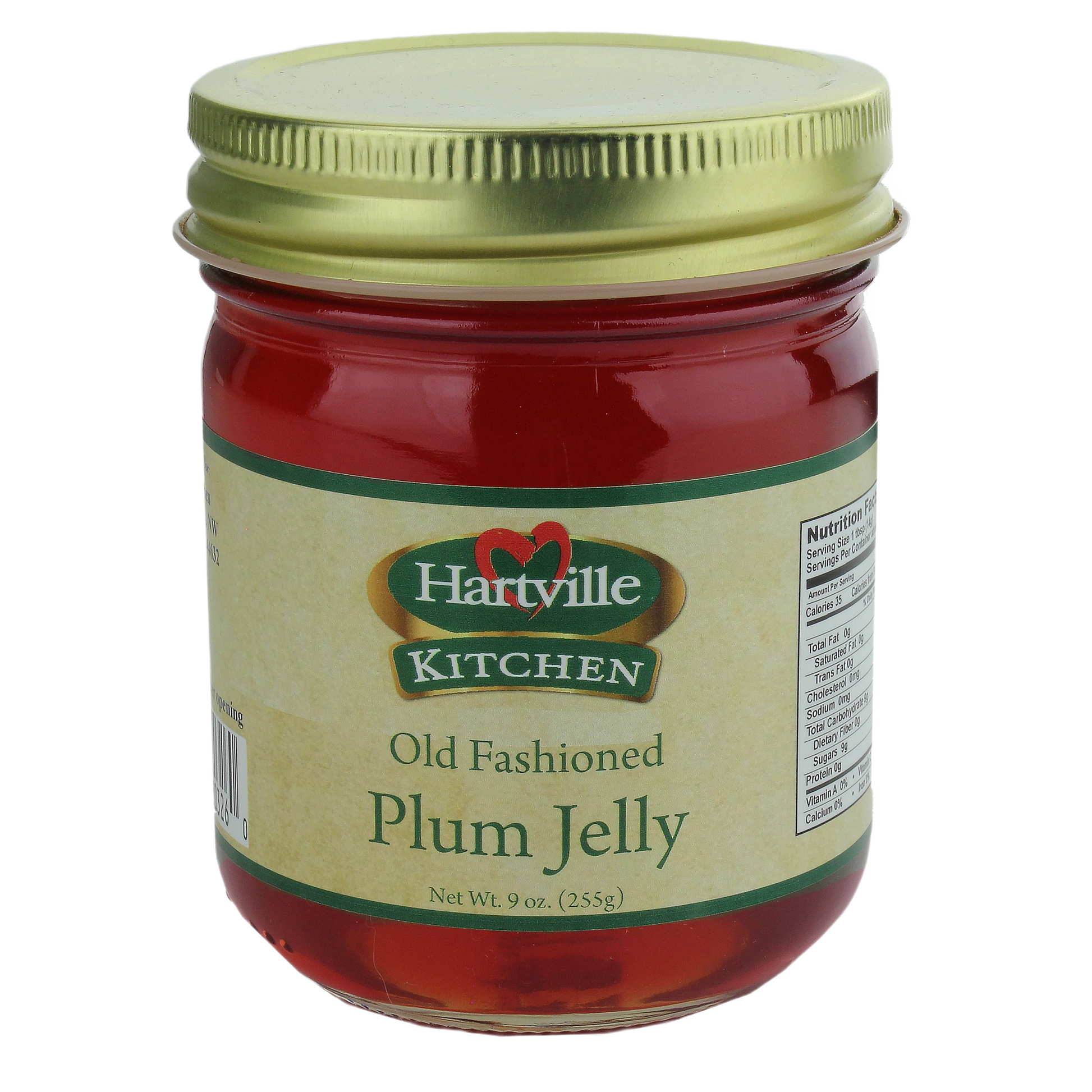 Hartville Kitchen Old Fashioned Plum Jelly in a 9 oz jar from Jams & Jellies and Food & Beverage collections