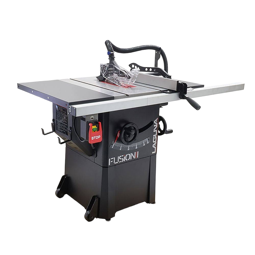 Heavy-duty woodworking table saw with precision controls for smooth rip cuts in power tools and stationary machinery collections
