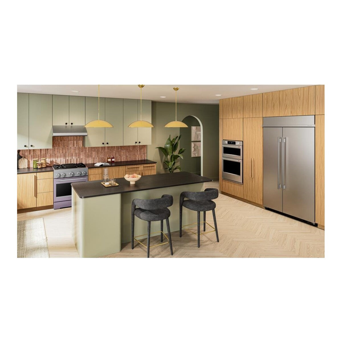 30-Inch 4 Burner Commercial-Style Dual Fuel Range with No Preheat Air Fry Mode