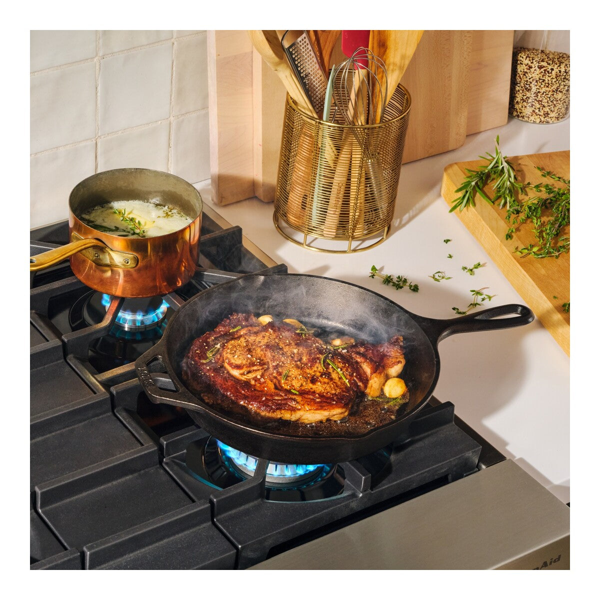 KitchenAid® 30-inch 4-Burner Gas Commercial-Style Rangetop