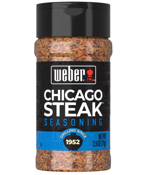Weber Chicago Steak Grilling Seasoning, 2.5 oz.