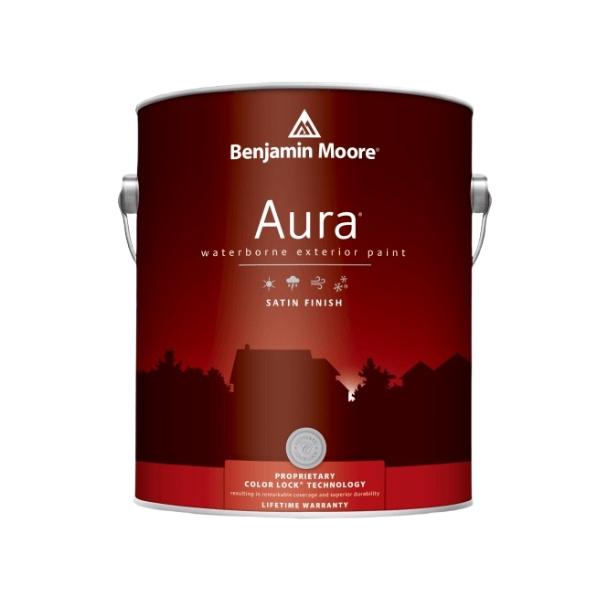 Benjamin Moore Aura 1X Satin Tintable Exterior Paint, 1 Quart