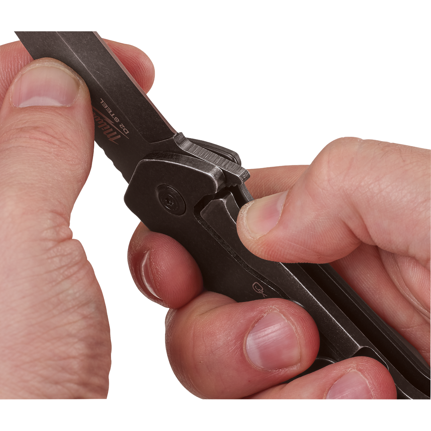 Milwaukee 2.5” HARDLINE™ Smooth Blade Pocket Knife
