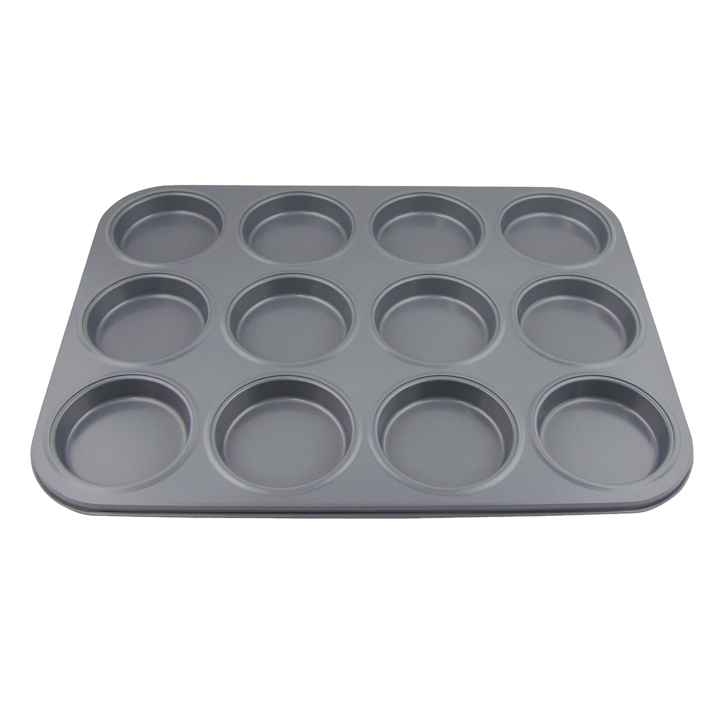 Gray non-stick whoopie pie pan with 12 shallow molds for even baking in kitchenware and bakeware collections under $50