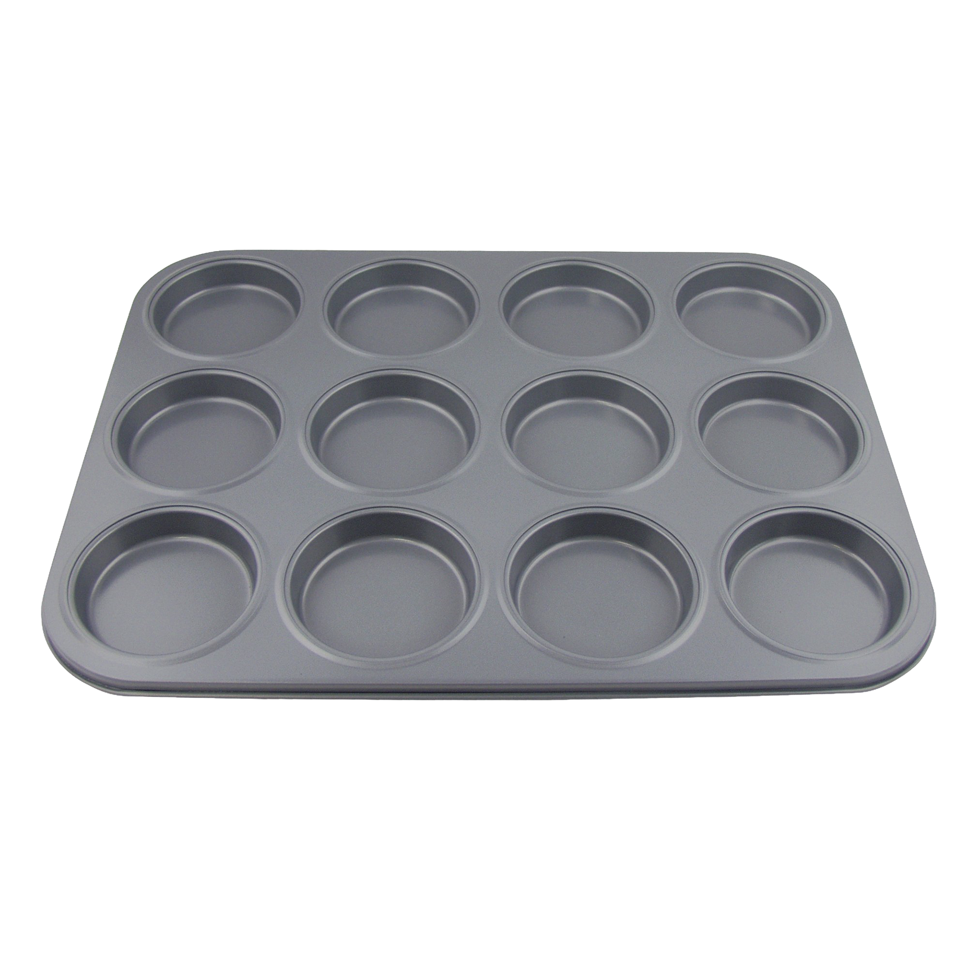 Gray non-stick whoopie pie pan with 12 shallow molds for even baking in kitchenware and bakeware collections under $50