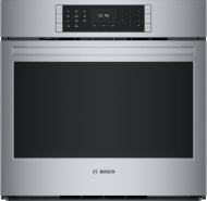 Stainless steel Bosch wall oven with digital touch controls and sleek modern design in Kitchen & Kitchenware at Hartville Hardware
