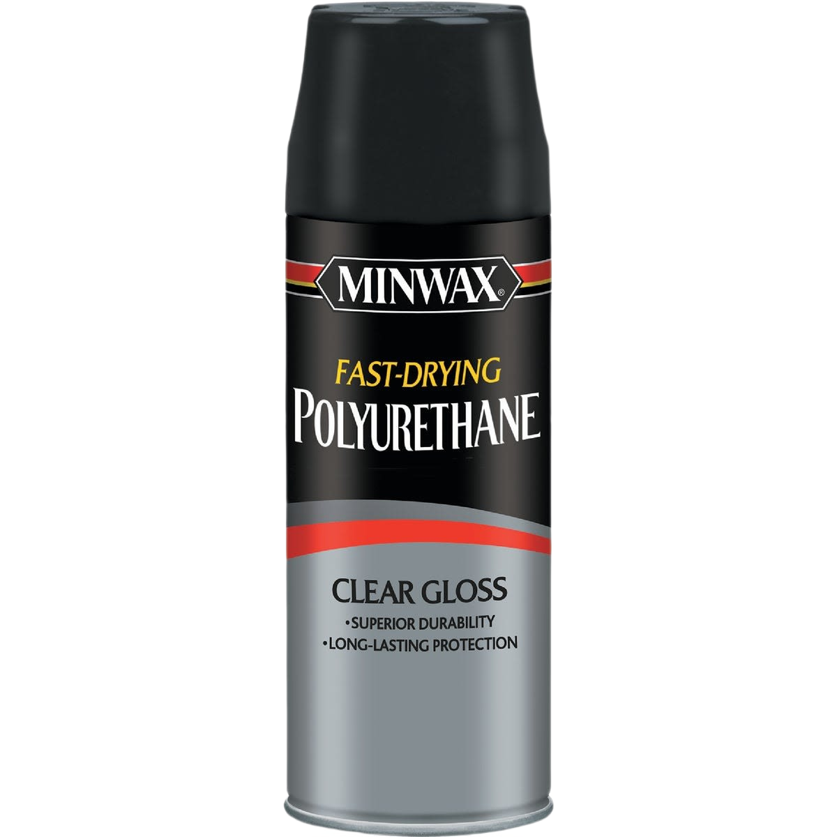 Fast-drying clear gloss polyurethane spray can for durable wood finishing in stains and sealers category under $50