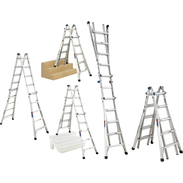 Werner 22 ft Aluminum Multi-Position Telescoping Ladder