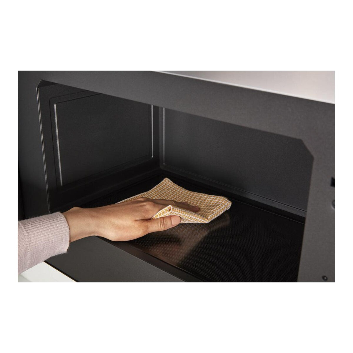 1.1 Cu. Ft. Flush Mount Microwave with Turntable-Free Design