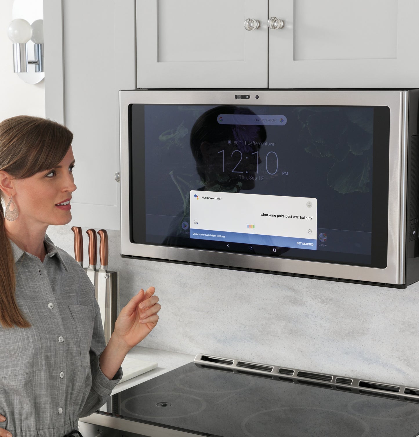 CAFÉ™ 30" Smart Slide-In, Front-Control, Induction and Convection Range with In-Oven Camera