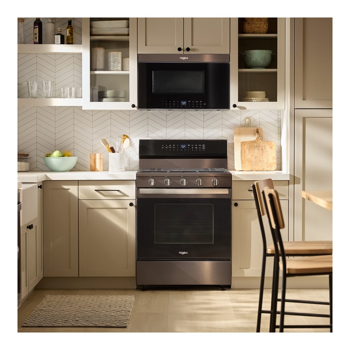 Air Fry Over- the-Range Oven with Flush Built-in Design