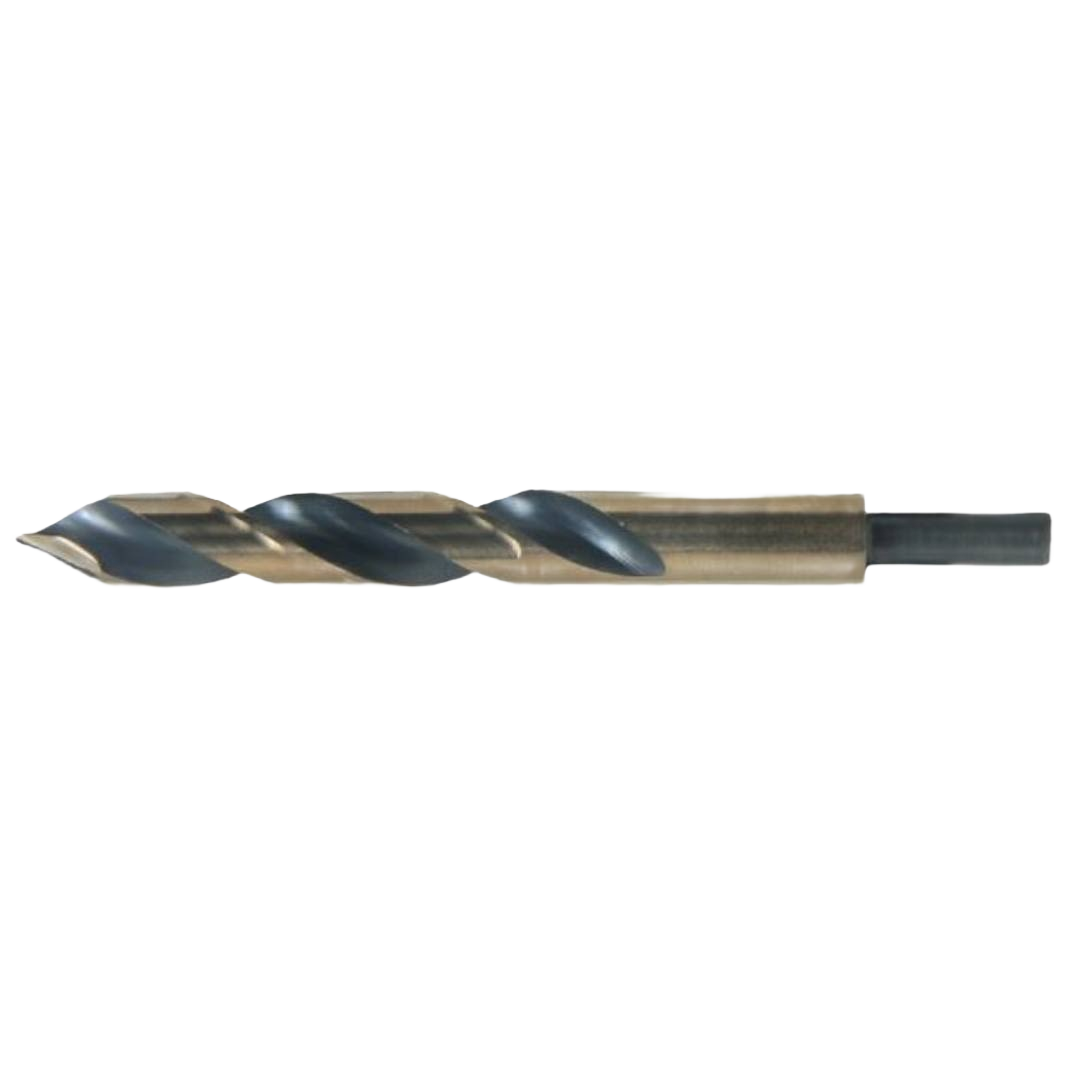 Close-up of a Norseman J style drill bit in metal finish for use in power tool accessories and home improvement projects